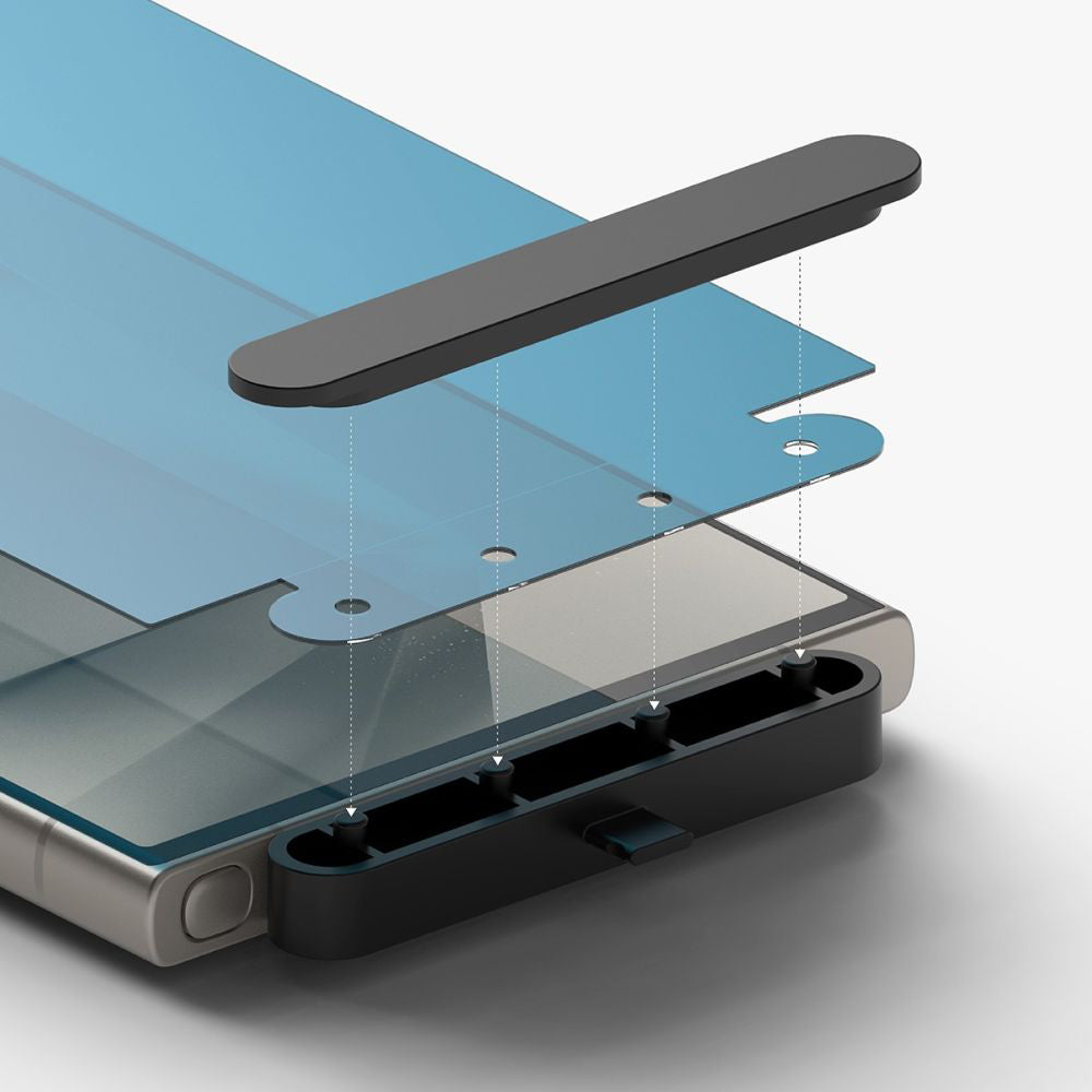 Skyddsfilm Ringke Dual Easy för Samsung Galaxy S24 Ultra S928, Plast, Set med 2 stycken