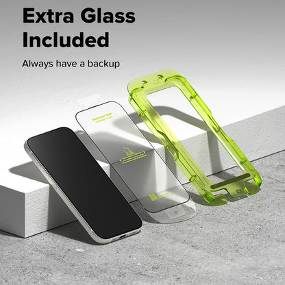 Skärmskydd Ringke Easy Slide för Apple iPhone 17 Air, Härdat Glas, Fullt Lim, Set med 2 stycken
