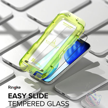 Skärmskydd Ringke Easy Slide för Apple iPhone 17 Pro Max, Härdat glas, Full lim, Set med 2 stycken