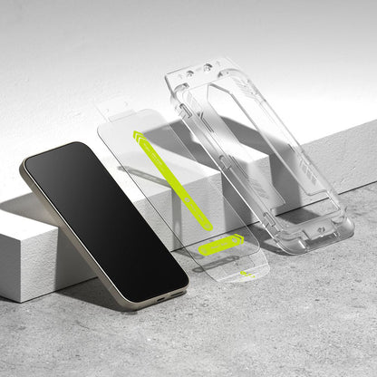 Skärmskydd Ringke Easy Slide för Google Pixel 9a, Härdat Glas, Fullt Lim, Set med 2 stycken