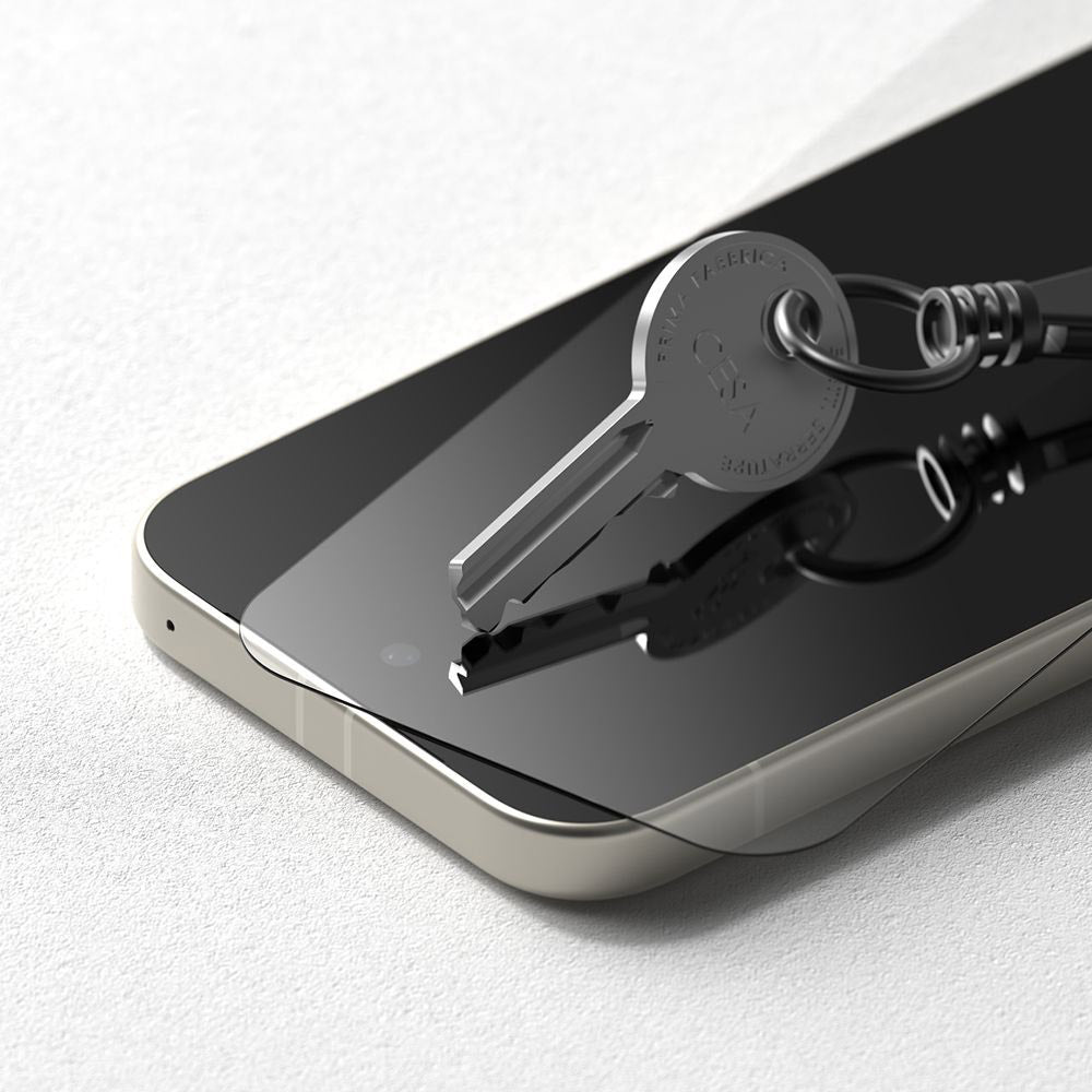 Skärmskydd Ringke Easy Slide för Google Pixel 9a, Härdat Glas, Fullt Lim, Set med 2 stycken