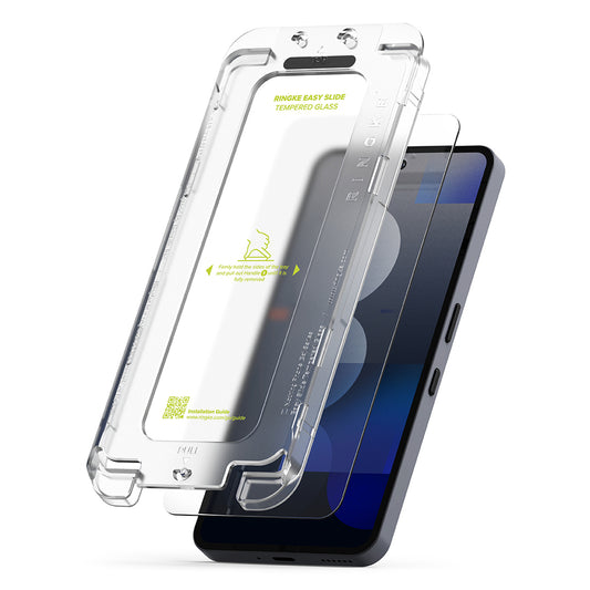 Ringke Easy Slide skärmskydd för Nothing Phone (3a) / Phone (3a) Pro, härdat glas, full limning, set om 2 stycken