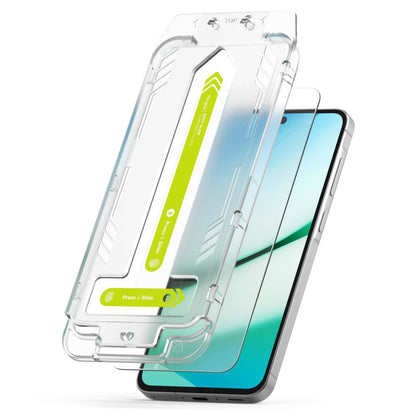 Ringke Easy Slide skärmskydd för Samsung Galaxy A36 A366, härdat glas, full limning, set med 2 stycken