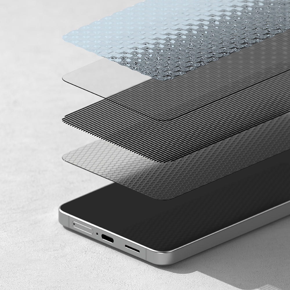 Ringke Easy Slide Screen Protector for Samsung Galaxy S26 Plus, Tempered Glass, Full Glue, Set of 2 Pieces, Black