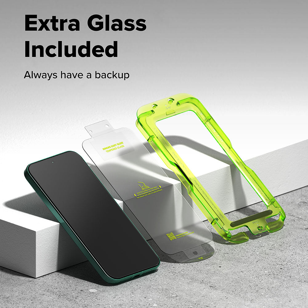 Ringke Easy Slide skärmskydd för Xiaomi 17 Ultra, härdat glas, full lim, set med 2 stycken