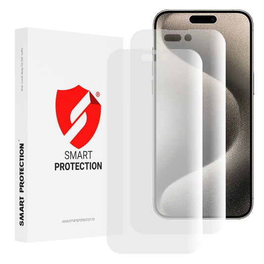 Skärmskydd Smart Protection Premium Classic för Apple iPhone 15 Pro Max, plast, set om 2 stycken