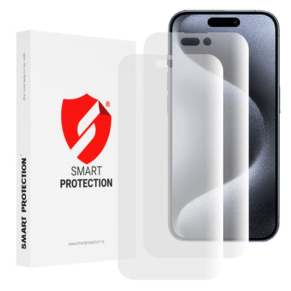 Skärmskydd Smart Protection Premium Classic för Apple iPhone 15 Pro, plast, set om 2 stycken
