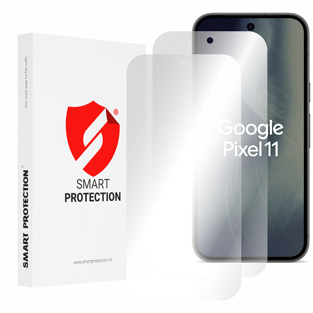 Smart Protection Premium Classic skärmskydd för Google Pixel 11, plast, full lim, set om 2 stycken