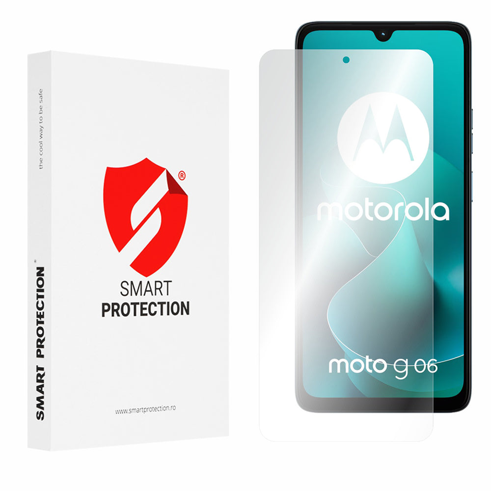 Skärmskydd Smart Protection Premium Classic för Motorola Moto G06 Power / G06, Plast, Full Glue, Set med 2 stycken