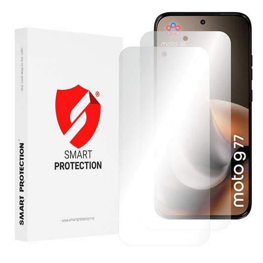 Skärmskydd Smart Protection Premium Classic för Motorola Moto G77, Plast, Set med 2 stycken