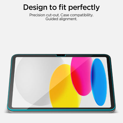 Skärmskydd Spigen GlastR Align Master T för Apple iPad (2025) / (2022), Härdat glas, Full lim AGL11698