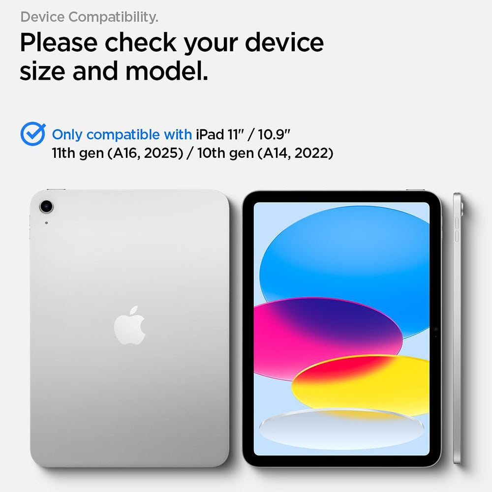 Skärmskydd Spigen GlastR Align Master T för Apple iPad (2025) / (2022), Härdat glas, Full lim AGL11698