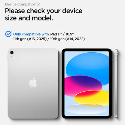 Skärmskydd Spigen GlastR Align Master T för Apple iPad (2025) / (2022), Härdat glas, Full lim AGL11698