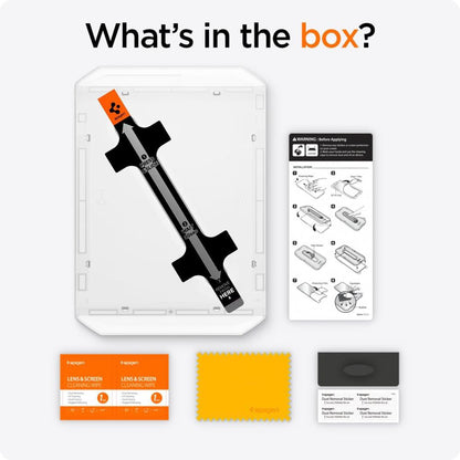 Skärmskydd Spigen GlastR EZ FIT för Apple iPad Pro 13 (2024), Härdat Glas, Full Glue AGL07793