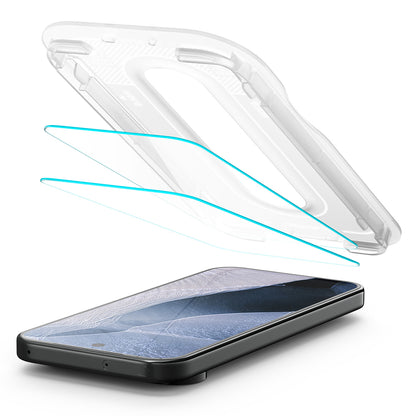Skärmskydd Spigen GlastR EZ FIT Pro för Google Pixel 11 Pro / 11, Härdat glas, Fullt lim, Set om 2 stycken AGL11480