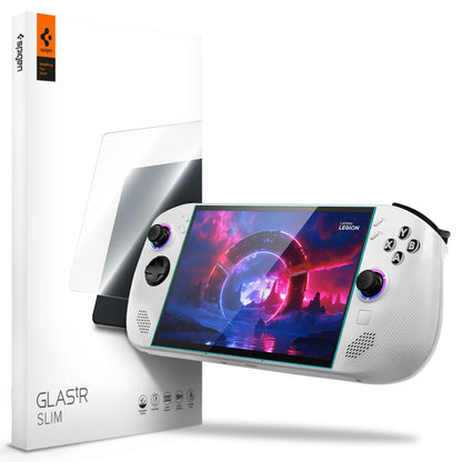 Spigen GlastR Slim Screen Protector for Lenovo Legion Go S, Tempered Glass, Full Glue, Set of 2 pieces AGL09773