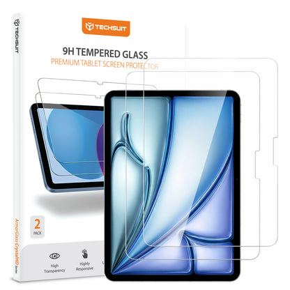 Skärmskydd Techsuit ArmorGlass CrystalHD för Apple iPad Air 11 (2025) / Air 11 (2024), Härdat Glas, Full Lim, Set med 2 stycken