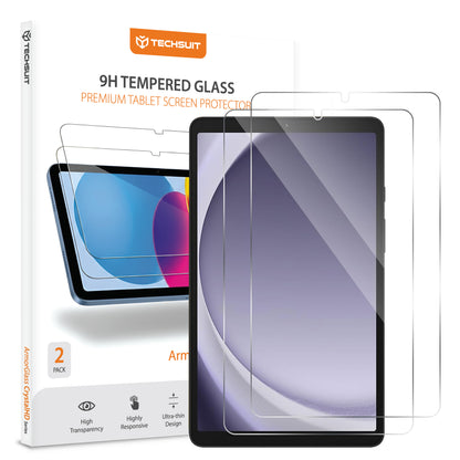 Skärmskydd Techsuit ArmorGlass CrystalHD för Samsung Galaxy Tab A11 / Tab A9, Härdat Glas, Full Lim, Set med 2 stycken