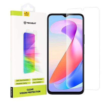 Skärmskydd Techsuit Clear Vision för Honor X6a, Härdat Glas, Fullt Lim