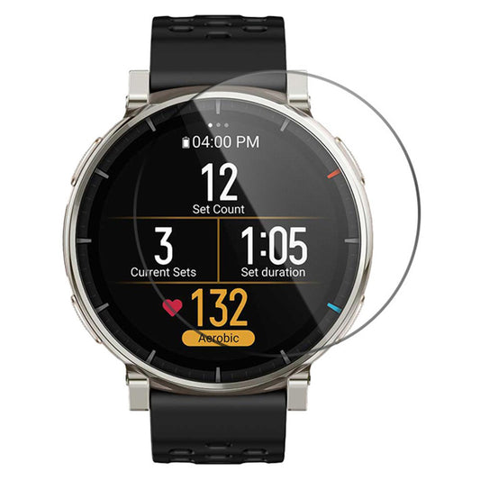 Skärmskydd Techsuit Nano Flex för Amazfit Active 3 Premium, Plast, Set med 2 stycken, Svart