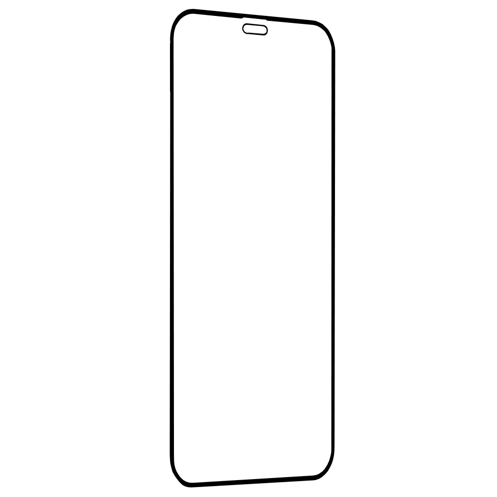 Techsuit skärmskydd för Apple iPhone 12 mini, härdat glas, full limning, 111D, svart