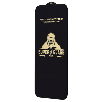 Skärmskydd Techsuit för Apple iPhone 17, Härdat Glas, Full Lim, Svart