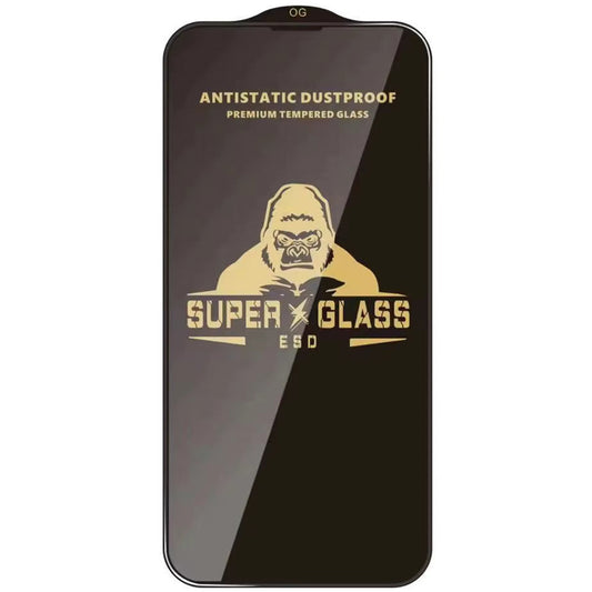 Techsuit skärmskydd för Apple iPhone 18 Pro, härdat glas, full lim, svart