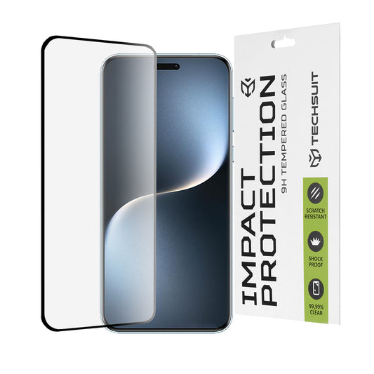 Techsuit skärmskydd för Honor Magic7 Pro, härdat glas, full limning, 111D, svart