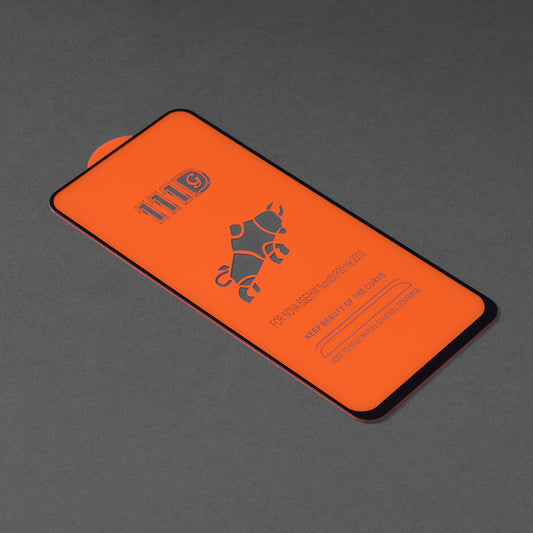 Techsuit skärmskydd för Huawei P40 lite 4G / P20 lite (2019), härdat glas, full limning, 111D, svart