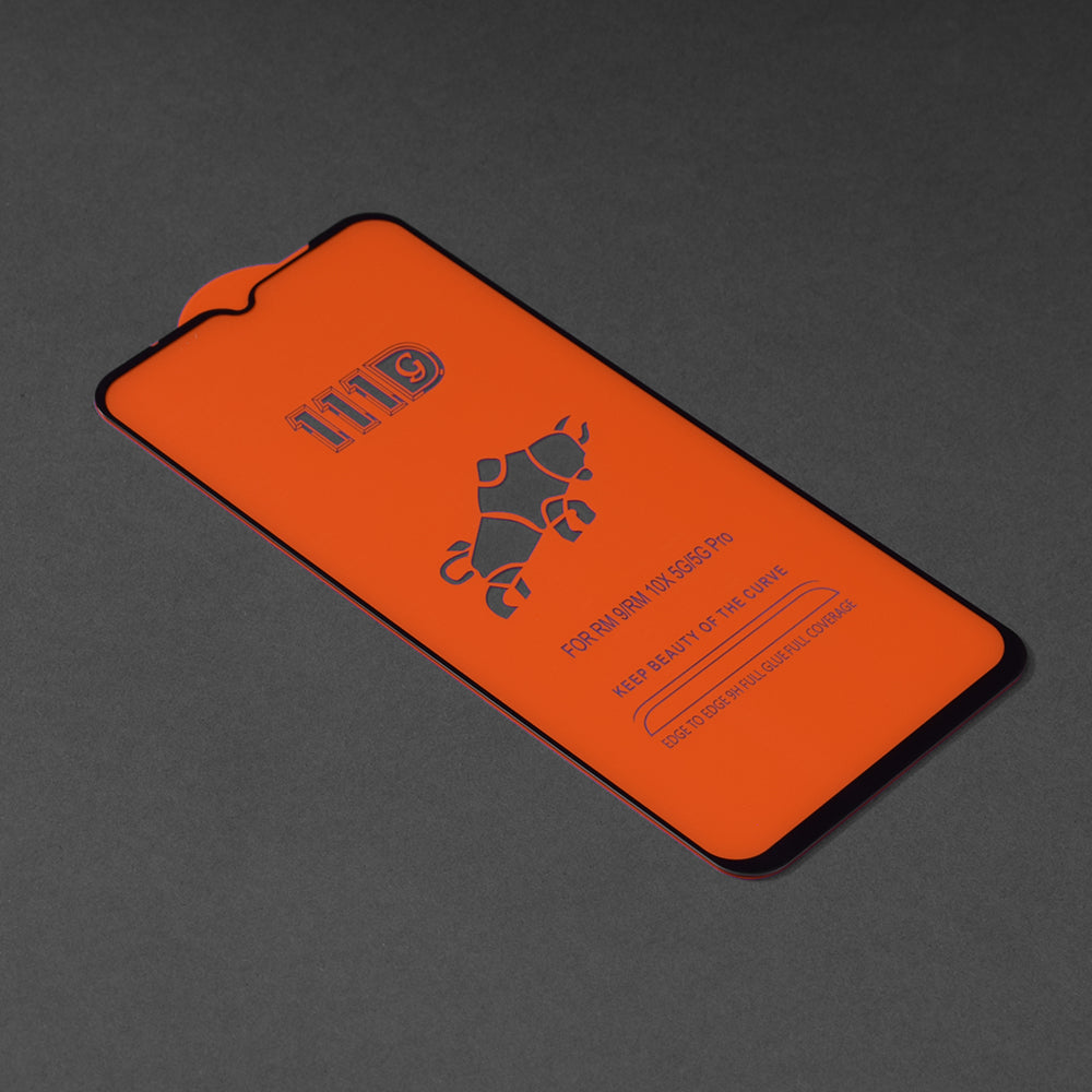Techsuit skärmskydd för Oppo A18 / A38, härdat glas, full lim, 111D, svart