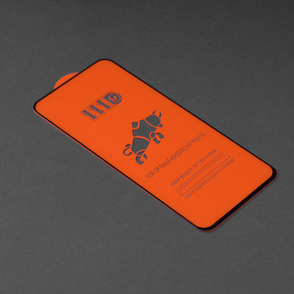 Techsuit skärmskydd för Oppo Reno6 5G, härdat glas, full lim, 111D, svart