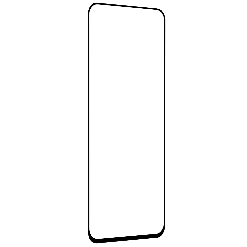Techsuit skärmskydd för Oppo Reno6 5G, härdat glas, full lim, 111D, svart