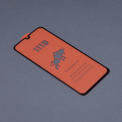 Techsuit skärmskydd för Samsung Galaxy A40 A405, härdat glas, full limning, 111D, svart