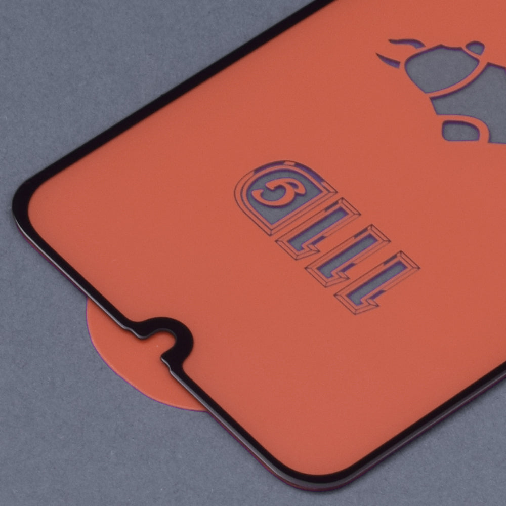 Techsuit skärmskydd för Samsung Galaxy A40 A405, härdat glas, full limning, 111D, svart