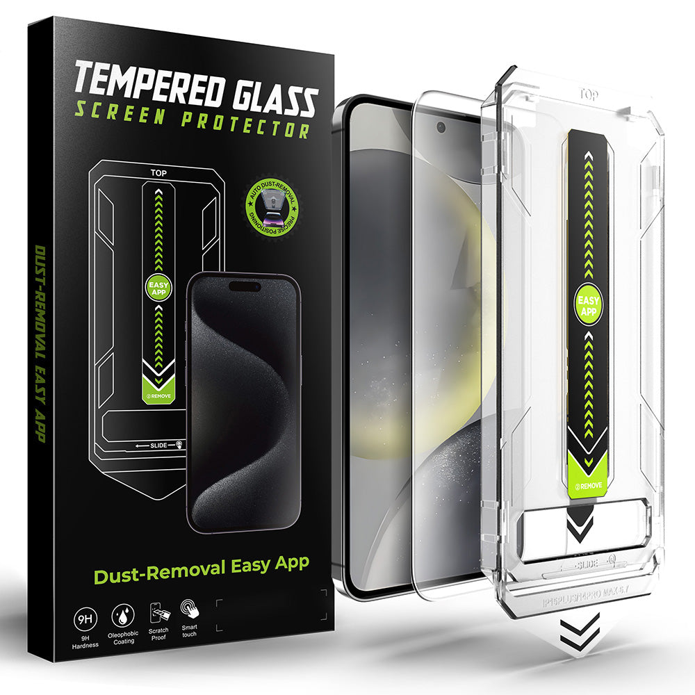 Skärmskydd Techsuit TitanGlass CrystalHD för Samsung Galaxy S25+ S936 / S24+ S926, Härdat Glas, Fullt Lim