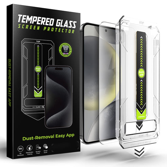 Skärmskydd Techsuit TitanGlass CrystalHD för Samsung Galaxy S25+ S936 / S24+ S926, Härdat Glas, Fullt Lim
