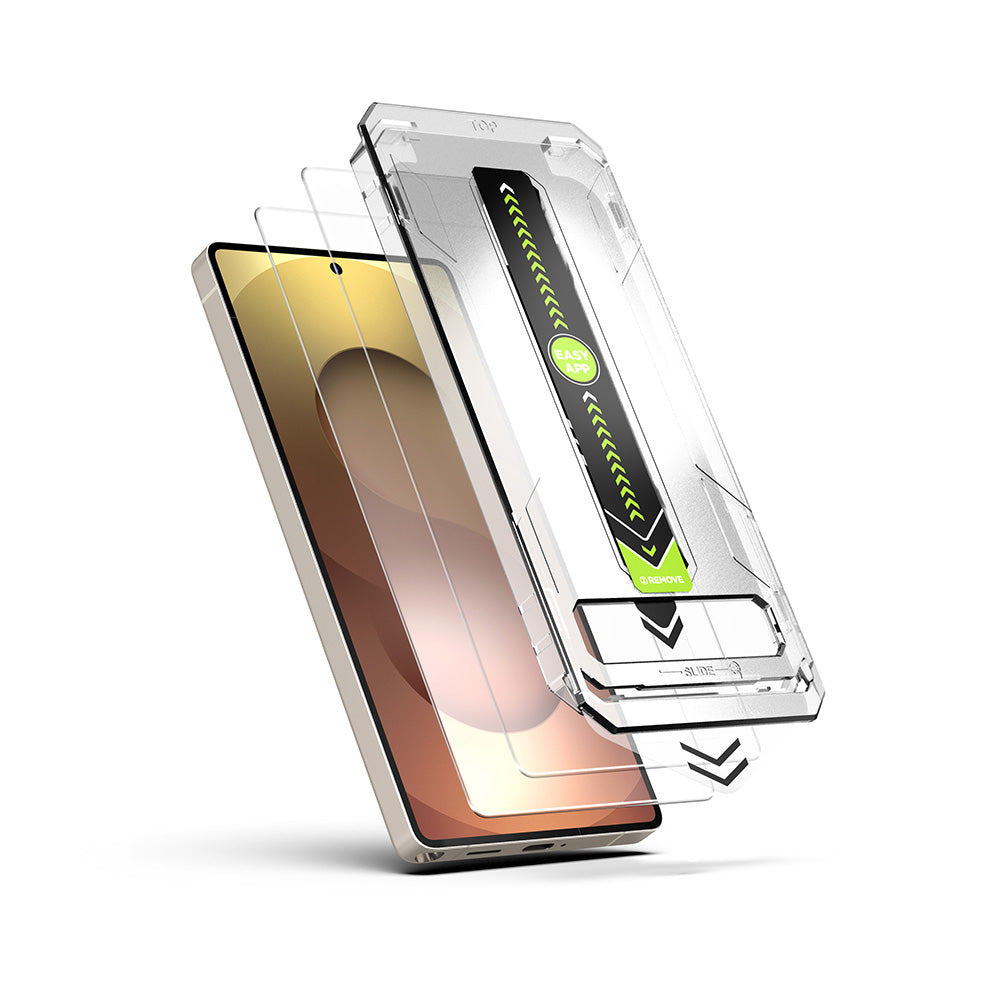 Techsuit TitanGlass CrystalHD Screen Protector for Samsung Galaxy S26 Plus, Tempered Glass, Full Glue, Set of 2 Pieces