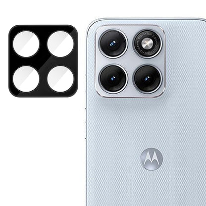 Skyddande bakre kameraskydd Techsuit för Motorola Edge 70 Fusion, härdat glas, svart