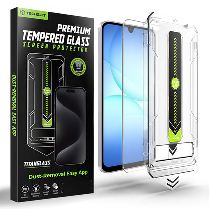 Skärmskydd Techsuit TitanGlass CrystalHD för Samsung Galaxy A17 5G / A16 5G A166 / A16 4G A165, Härdat Glas