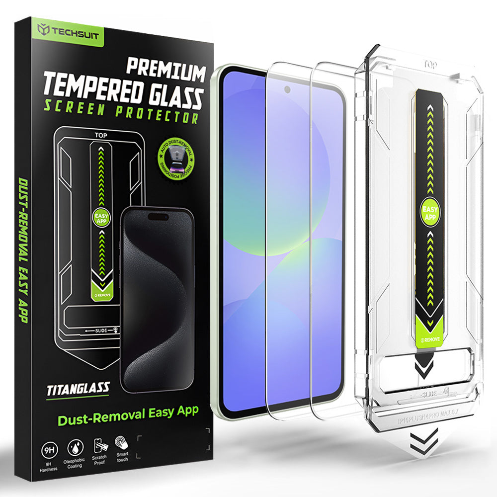 Skärmskydd Techsuit TitanGlass CrystalHD för Samsung Galaxy A37 5G / A36 A366, Härdat Glas, Set om 2 stycken