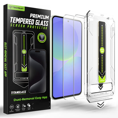 Skärmskydd Techsuit TitanGlass CrystalHD för Samsung Galaxy A37 5G / A36 A366, Härdat Glas, Set om 2 stycken