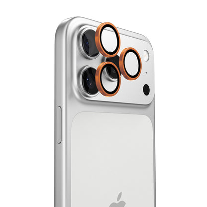 Torras Lensguard bakkameraskyddsfilm för Apple iPhone 17 Pro Max / 17 Pro, härdat glas, orange