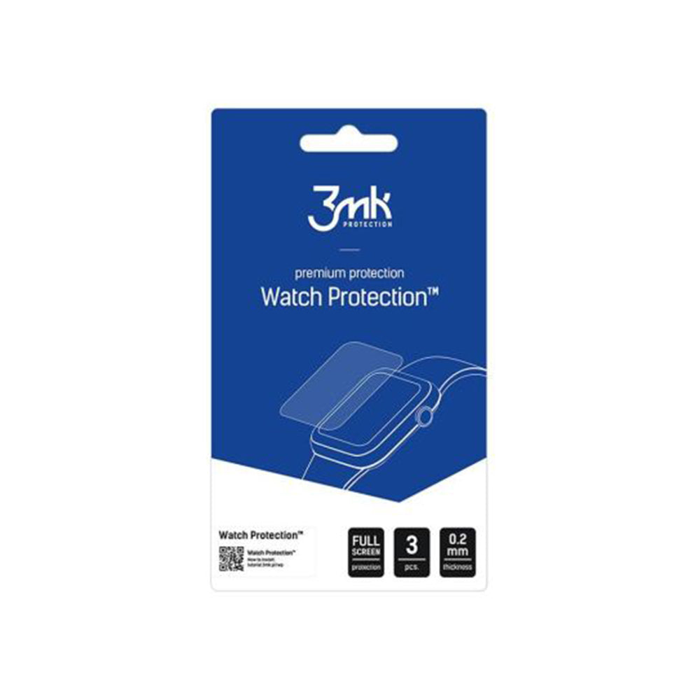 Skyddsfilm 3MK Arc för Huawei Band 11 Pro, Set med 3 stycken, Plast