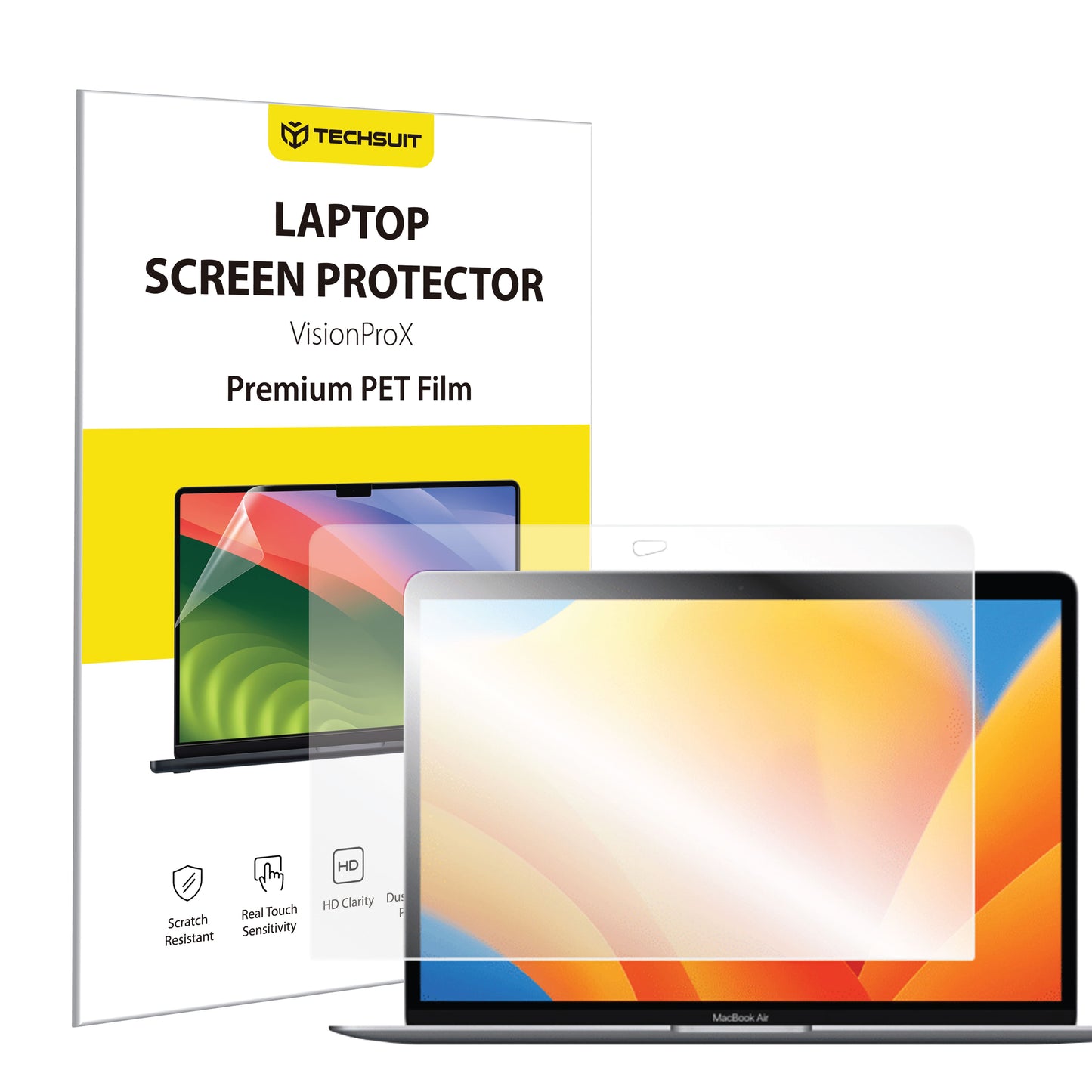 Skärmskyddsfilm Anti Blue Light Techsuit VisionProX för Apple MacBook Air 13 tum (2020) / (2018) / (2017), Plast