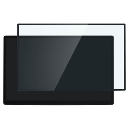 Spigen GlastR EZ FIT Protection Film for Tesla X / S Navigation (2022 - 2021), Tempered Glass, Black AGL04688