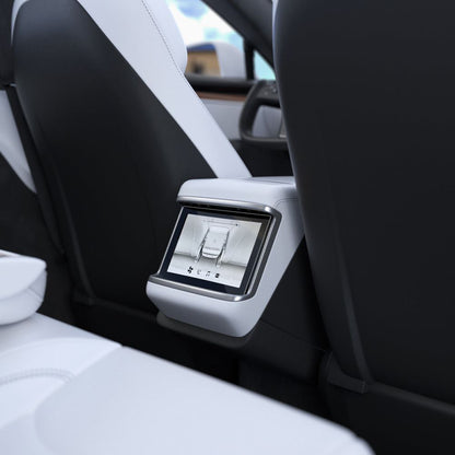 Spigen GlastR Slim Anti-Glare Skyddsfilm för Real Touchscreen Tesla X / S (2022 - 2021), Härdat Glas, Svart