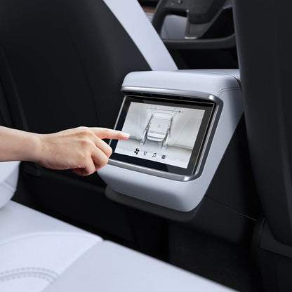 Spigen GlastR Slim Anti-Glare Skyddsfilm för Real Touchscreen Tesla X / S (2022 - 2021), Härdat Glas, Svart