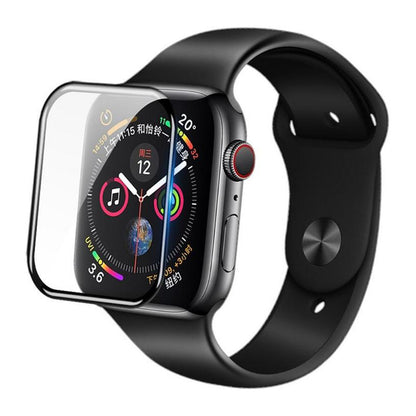 Blueo High Molecule Skyddsfodral för Apple Watch 10 46mm Series, Härdat Glas, Svart