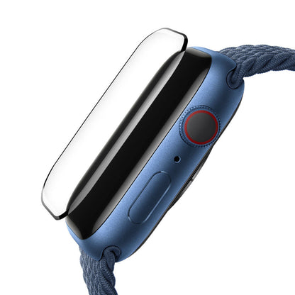 Blueo High Molecule Protective Film for Apple Watch 44mm Series, Tempered Glass, Black