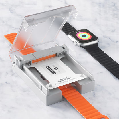 Blueo High Molecule Skyddsfolie för Apple Watch 8 / 7 41mm-serien, Härdat glas, Svart